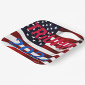 TRUMP-Party-Teller - "TRiUMPh 2024" Pappteller (Gewinkelt)