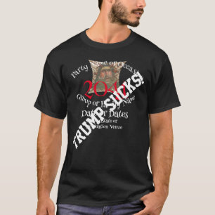 Trump Party Wine Wedding Bachelor Bachelorette T-Shirt