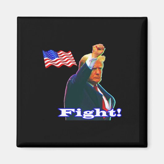 Trump Patriot Kampf Magnet (Vorne)