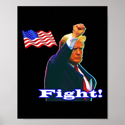 Trump Patriot Kampf Poster (Vorne)