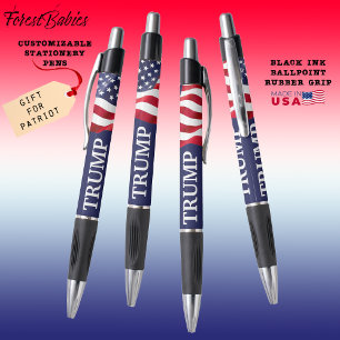 TRUMP Patriotic American Flag Red White & Blue 🇺 Kugelschreiber