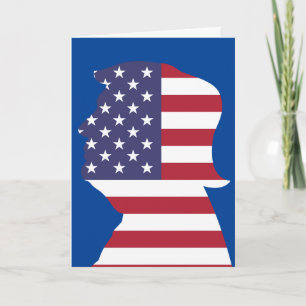 TRUMP PATRIOTIC FUNNY BIRTHDAY Grußkarte Karte
