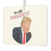 Trump Patriotic 🚗 USA Er ist mein Präsident Autolufterfrischer (Links)