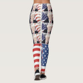 TRUMP PATRIOTIC YOGA PANS LEGGINGS (Rückseite)