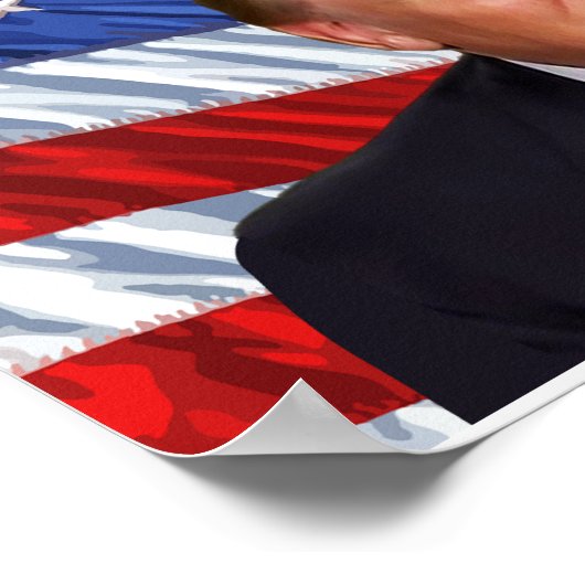 Trump Pence 2016 Foto Poster (Ecke)