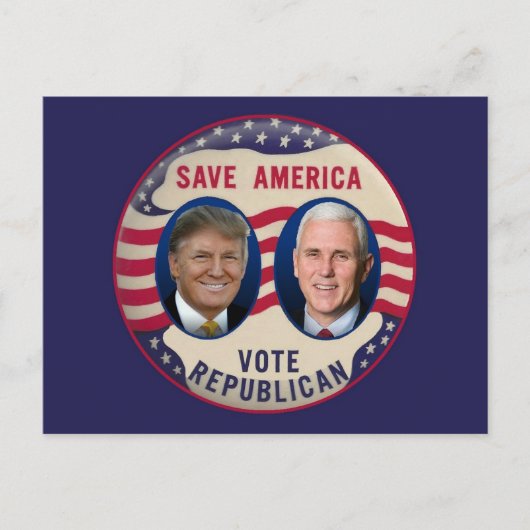 TRUMP PENCE 2016 POSTKARTE (Vorderseite)