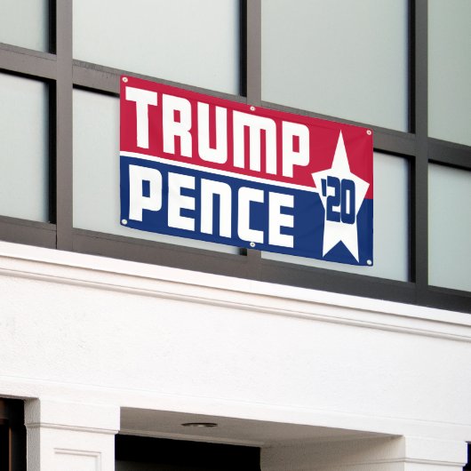 Trump/Pence 2020 Banner (Äußeres Gebäude)