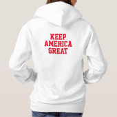 TRUMP PENCE 2020 Basic Hooded Sweatshirt (Rückseite)