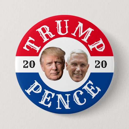 Trump Pence 2020 Button (Vorderseite)