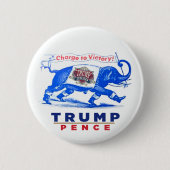 Trump Pence 2020 Button (Vorderseite)