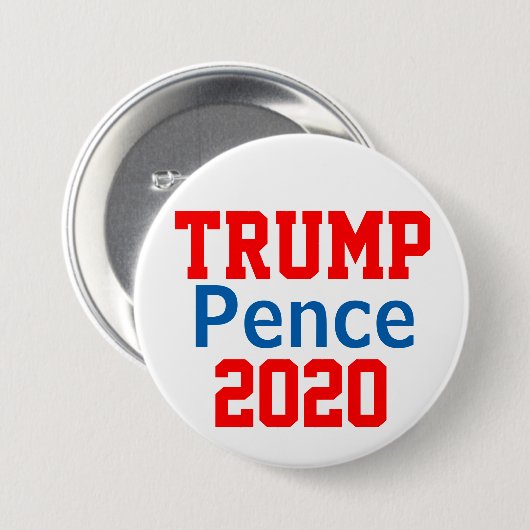 Trump Pence 2020 Button (Vorne & Hinten)