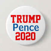 Trump Pence 2020 Button (Vorderseite)