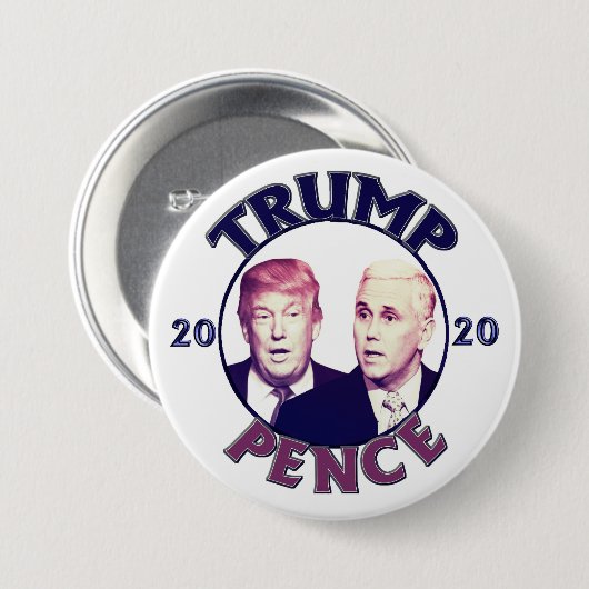 Trump Pence 2020 Button (Vorne & Hinten)