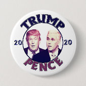 Trump Pence 2020 Button (Vorderseite)