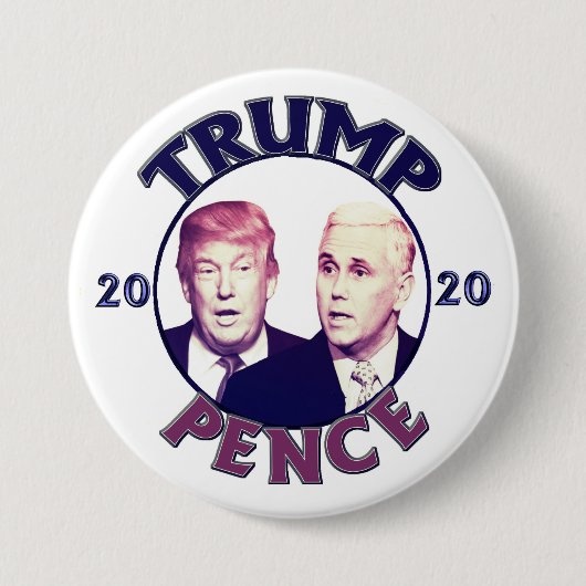 Trump Pence 2020 Button (Vorderseite)