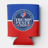 Trump Pence 2020 Herz Patriotic Typ Stuff Dosenkühler (Rückseite)