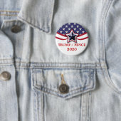 Trump Pence 2020 Präsidentschaftswahlkampagne Button (Beispiel)