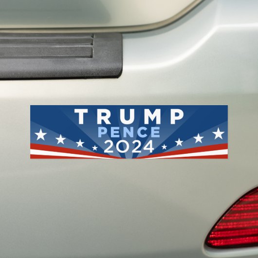 Trump Pence 2024 Autoaufkleber (Auf Auto)