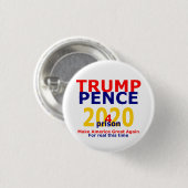 Trump Pence 4 Gefängnis 2020 Button (Vorne & Hinten)