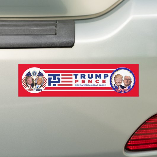 TRUMP PENCE AUTOAUFKLEBER (Auf Auto)
