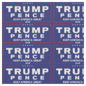 Trump & Pence Behielt America Great 2020, ZSSG Stoff (Nahaufnahme)