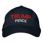 Trump Pence Bestickte Baseballkappe (Vorderseite)