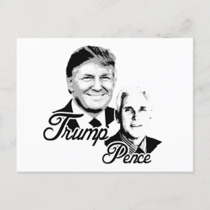 Trump Pence - Buster - - Postkarte