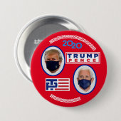 Trump / Pence covid-2020 Button (Vorne & Hinten)