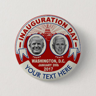 Trump Pence Fügen Sie Ihr eigenes Motto Inaugurati Button