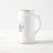 Trump Pence Präsident Einweihung des Logos Bierglas (VorderseiteRechts)