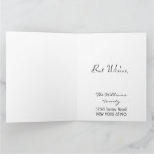 Trump Pence Präsident Einweihung des Logos Karte (Innenseite)