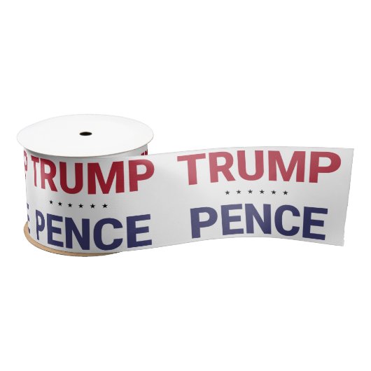 Trump-Pence (US-Wahl 2020) Satinband (Spule)