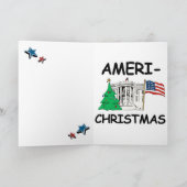 Trump Pence wünscht Ihnen Amerika zu Weihnachten (Innenseite)