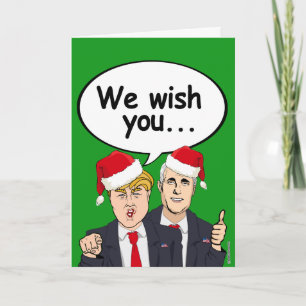 Trump Pence wünscht Ihnen Amerika zu Weihnachten