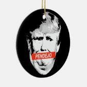 Trump: Pendejo Keramik Ornament (Rechts)