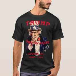 Trump Perp Wlief 2023 Dienstag Uncle Sam T-Shirt