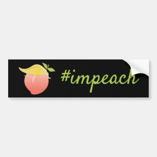 Trump-Pfirsich Autoaufkleber