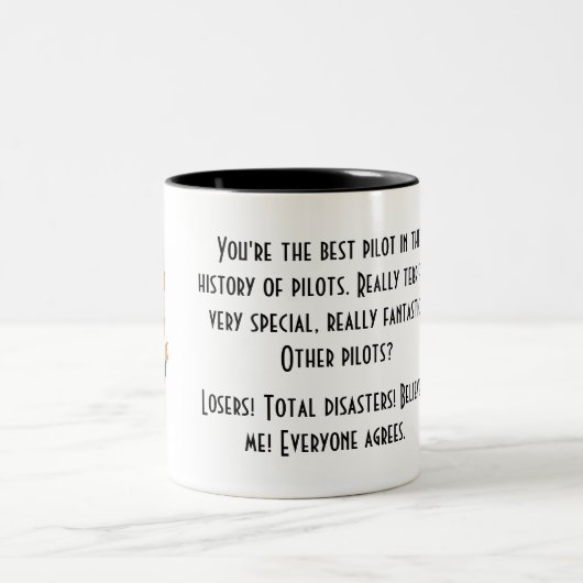 Trump-Pilot lobt Tasse (Mittel)