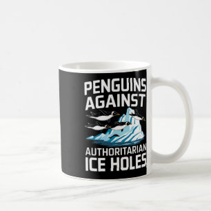 Trump Pinguine gegen autoritäre Eisscholle Sta Kaffeetasse
