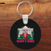 Trump Pink 2024 Nimm America Ck Daddys Zuhause Chr Schlüsselanhänger (Vorderseite)