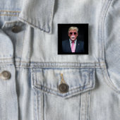 Trump Pink Bubble Gum Präsident 47 USA Button (Beispiel)