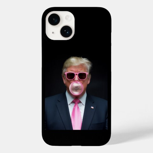 Trump Pink Bubble Gum Präsident 47 USA Case-Mate iPhone Hülle (Rückseite)
