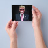 Trump Pink Bubble Gum Präsident 47 USA Flyer (Gruppe)