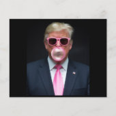 Trump Pink Bubble Gum Präsident 47 USA Flyer (Vorne)