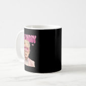 Trump Pink Sungles Maga Daddy Funny Trump 2024 Kaffeetasse (Vorderseite Links)