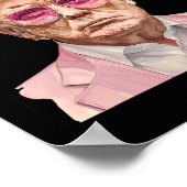 Trump Pink Sungles Maga Daddy Funny Trump 2024 Poster (Ecke)