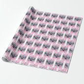 Trump Pink Wrapping Paper | Trump Santa Gift Wrap Geschenkpapier (Ungerollt)