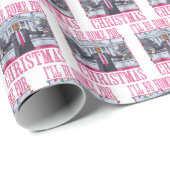 Trump Pink Wrapping Paper | Trump Santa Gift Wrap Geschenkpapier (Rolleneckpunkt)