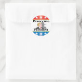Trump Pinocchio Präsident Sticker (Tasche)