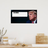 Trump-Plakat Poster (Küche)